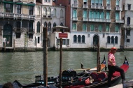 Gondolier at The Grand Canal