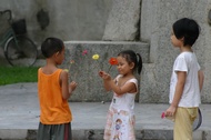 Children playing at Hanoi
