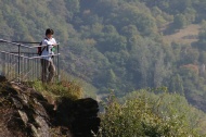 In a balcony at Loreley