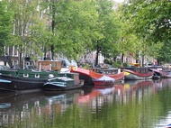 Coloured Boat-Houses