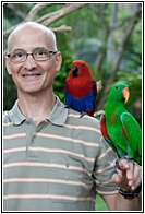 Posing with Parrots