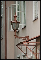 Streetlamp with Open Windows