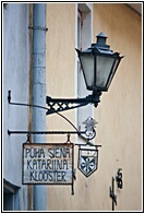 Streetlamp with Sign