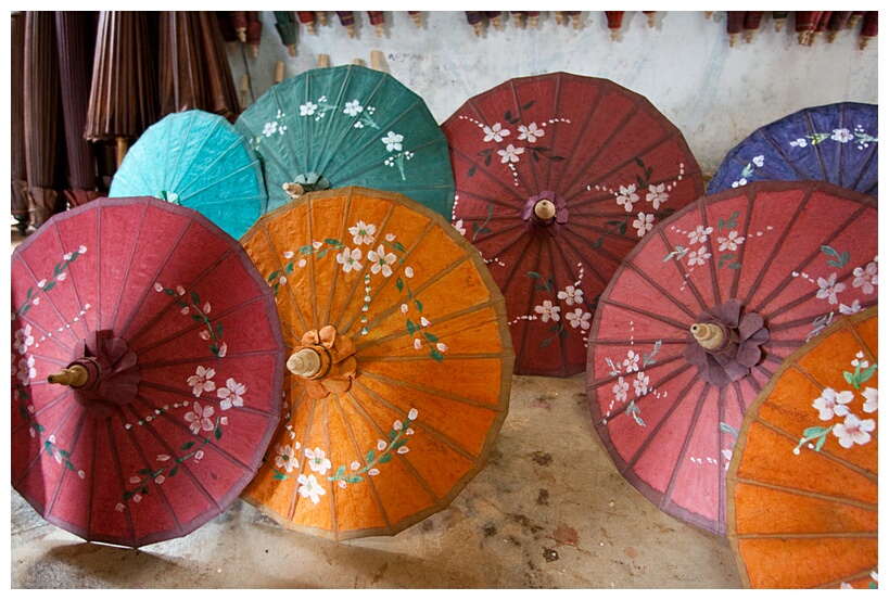 Coloured Umbrellas