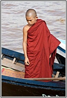Monk in the Boat