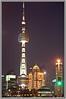 Oriental Pearl Tower Iluminated