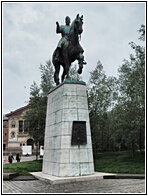 King Christian X statue