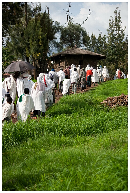 White-robed Pilgrims 