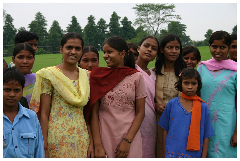 Beautiful girls with sari