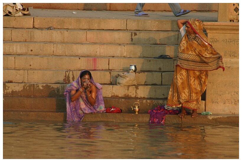Woman at Ganga