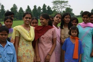 Beautiful girls with sari