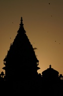 Royal Chhattris at sunset