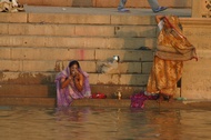 Woman at Ganga
