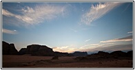 Sunset in Wadi Rum