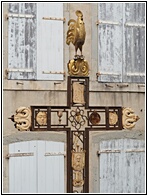 Cross with Rooster