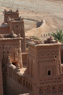 Wall Towers in Ait-Benhaddou