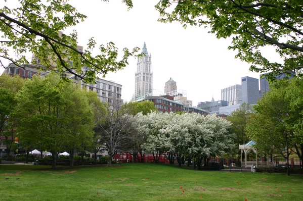 Washington Market Park in Tribeca