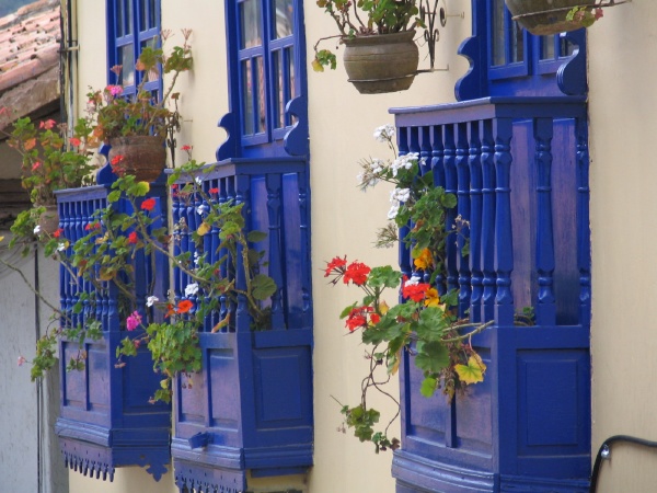 Balcones floridos