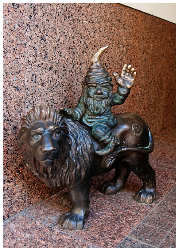 Dwarf on Lion