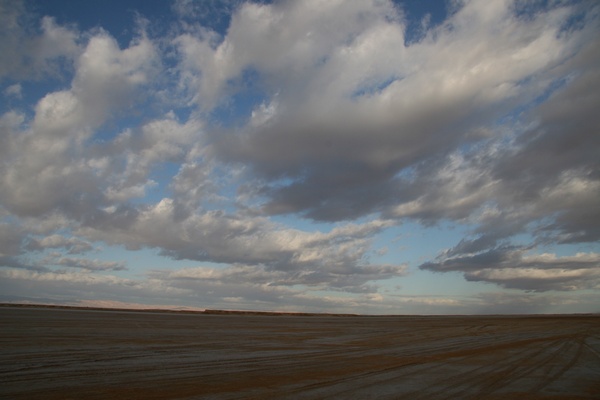 Nubes en el desierto