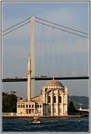 Mecidiye Mosque and Bosphorus Bridge