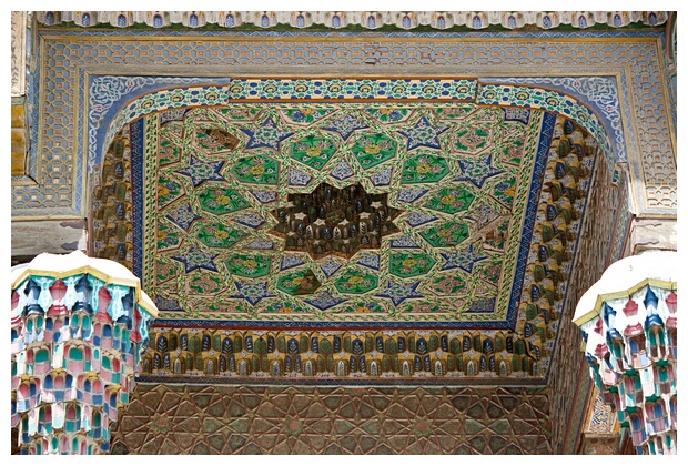 Ceiling of Ayvan