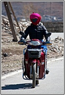 Tibetan Biker