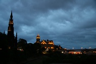 Edinburgh at night