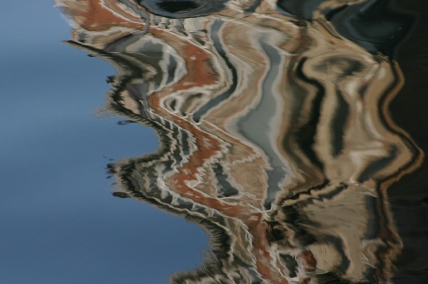 Reflects in water