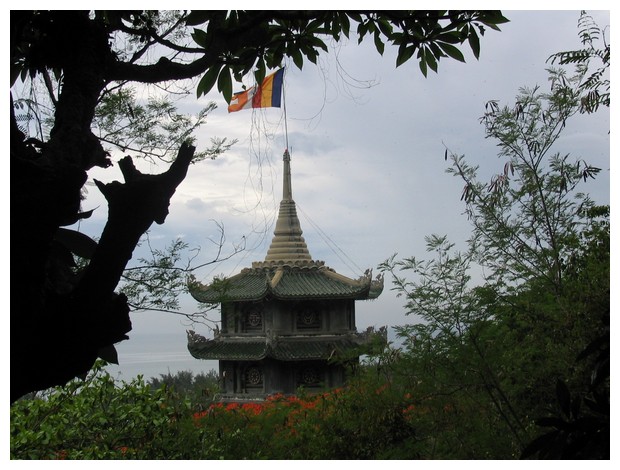 Temple in Marble Mountains