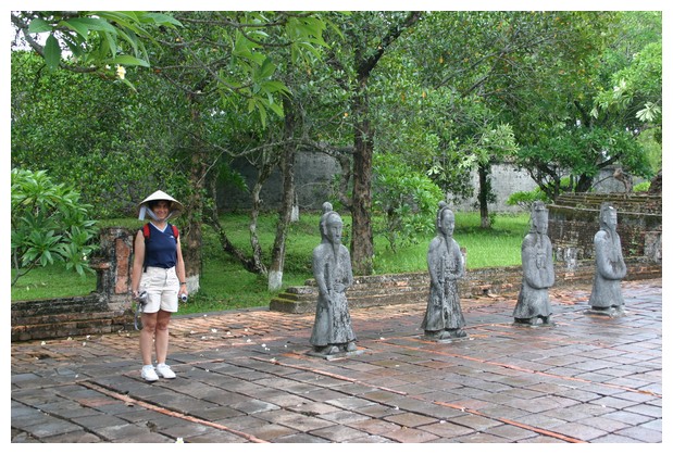 Mandarins in Tu Duc Tomb