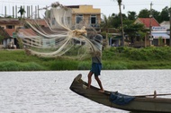 Fisherman at Perfume River