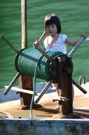 Girl on the boat