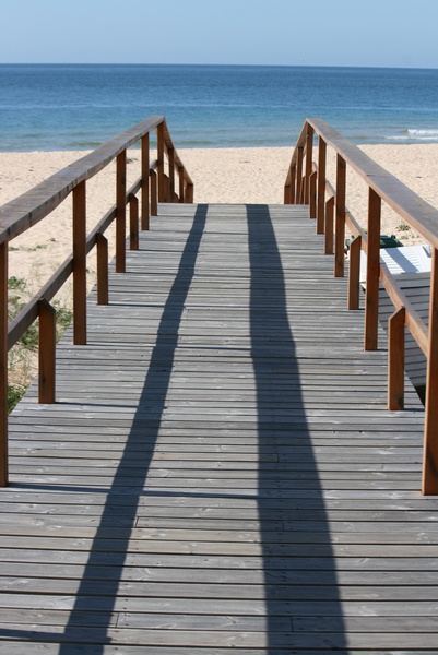 Footbridge To Sea