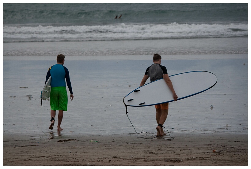 Surfing in Kuta