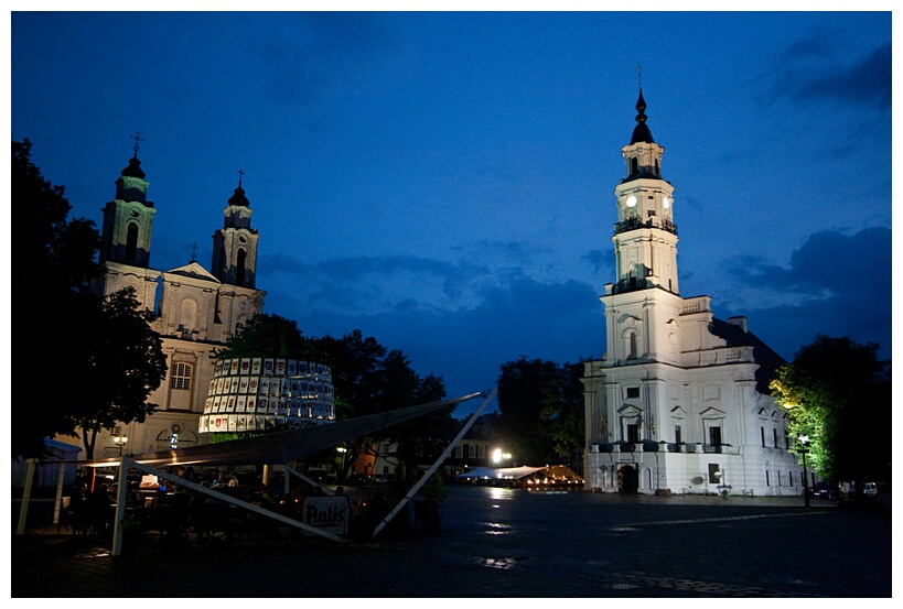 Rotuses Aikste at Night