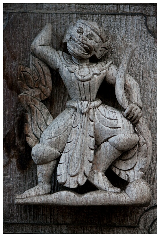 Teak Wood Carving