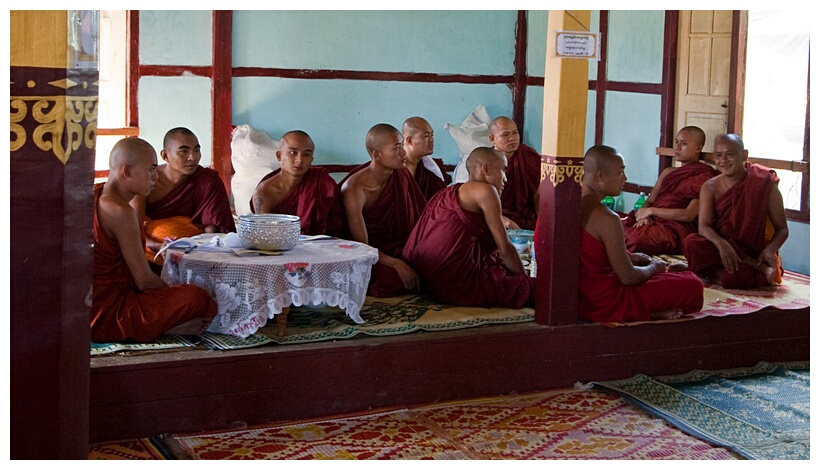 Group of Monks