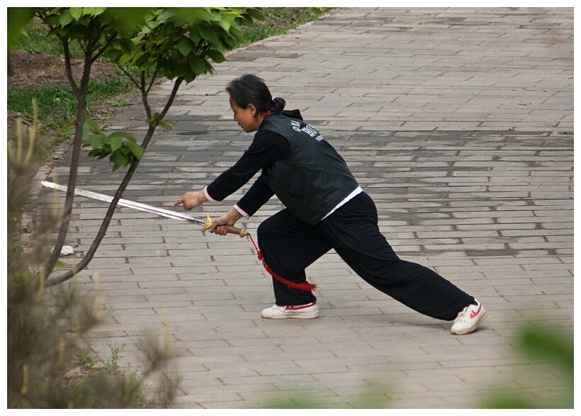 Practising Tai Chi