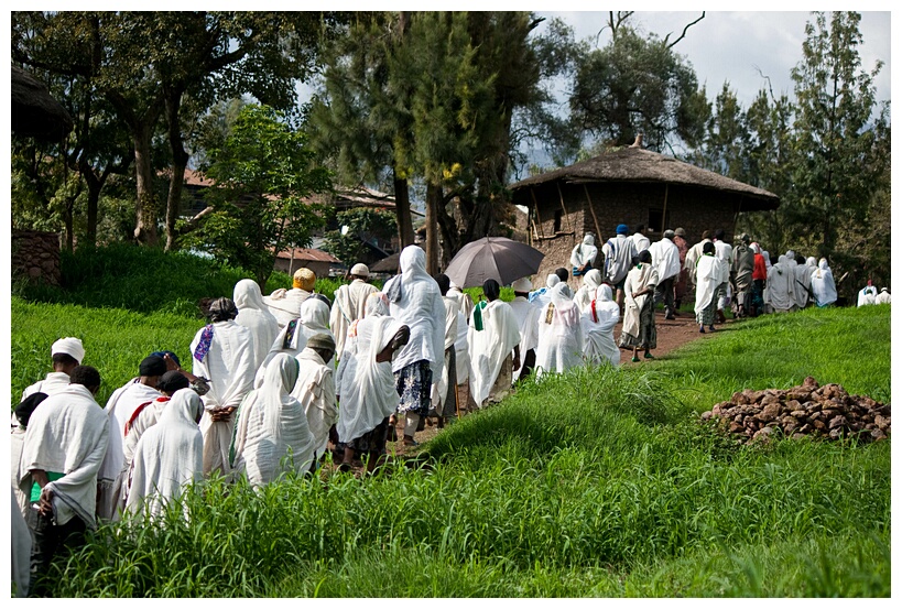 White-robed Pilgrims