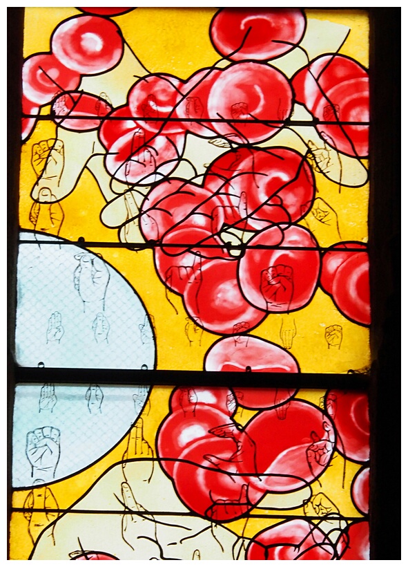 Modern Stained Glass Window