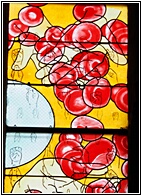 Modern Stained Glass Window