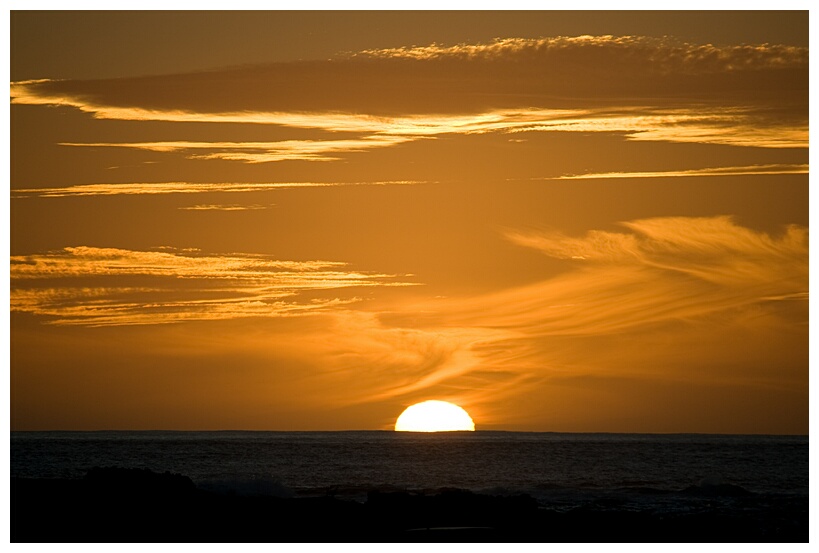 Atardecer en El Cotillo