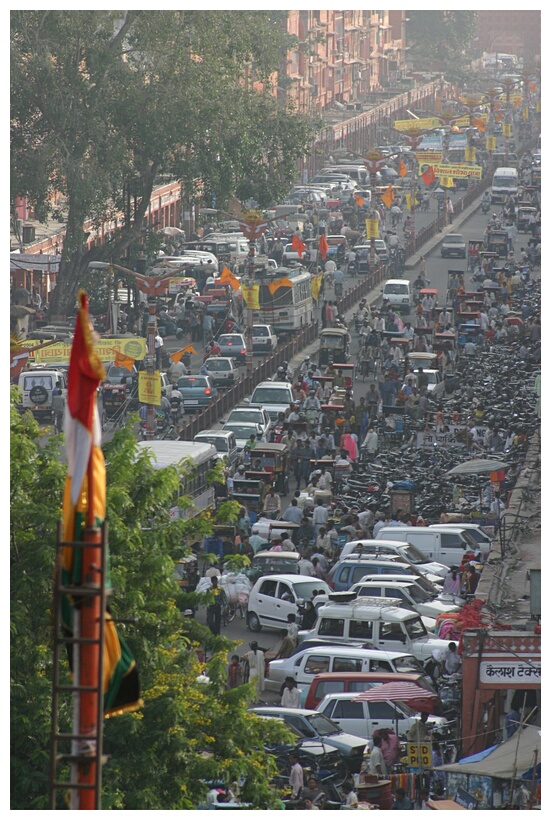 Traffic Jam at Jaipur