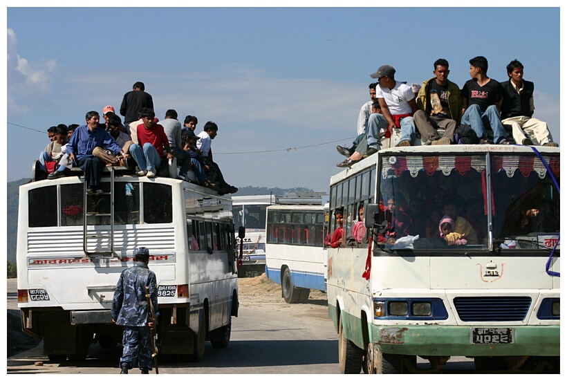 Packed Buses