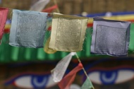 Bodhnath Stupa and Prayer Flags