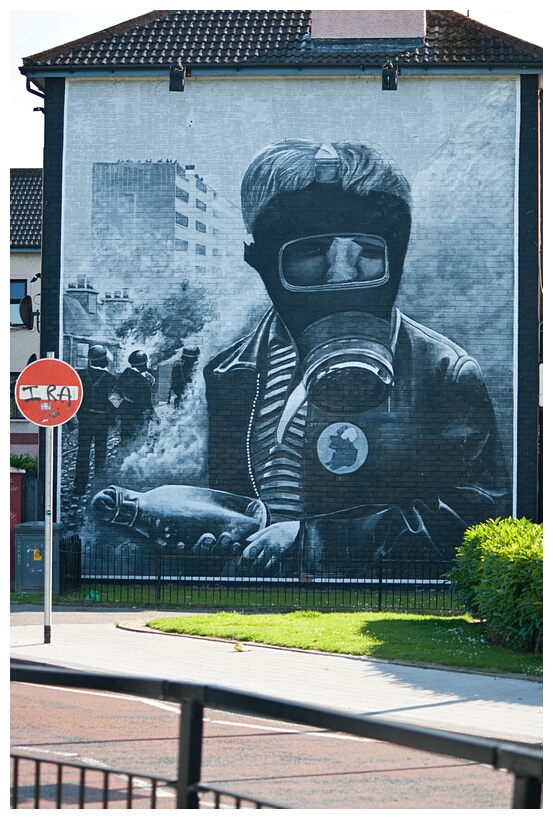 Petrol Bomber Mural