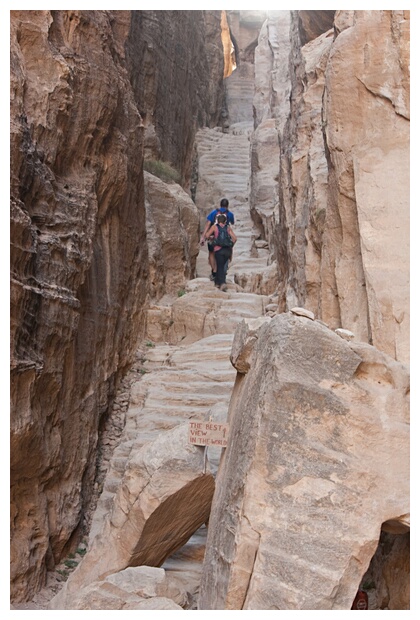 Stairs to Hidden Canyon