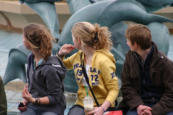 Espectadores en Trafalgar Square