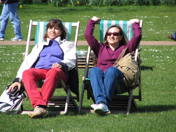 Descansando en St. James Park